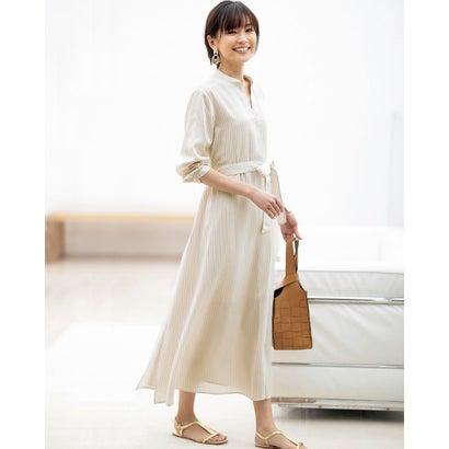 ドゥクラッセ Doclasse ソフトクロス カシュクールシャツワンピース ベージュストライプ ブランド公式 Locomall ロコモール 通販 Paypayモール