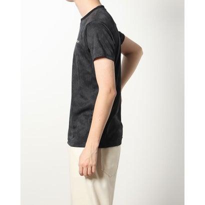 デサント DESCENTE メンズ 半袖機能Tシャツ ジャガード半袖シャツ DX-C2470 （ブラック）｜locondo-shopping｜02
