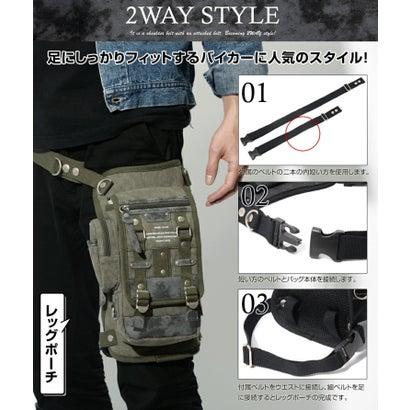 ディバイス DEVICE Haze3 2way レッグポーチ （ブラウン）｜locondo-shopping｜05