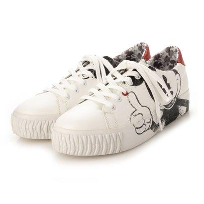 デシグアル Desigual ミッキーマウスのビンテージイラスト入りレディーススニーカー ホワイト ブランド公式 Locomall ロコモール 通販 Paypayモール