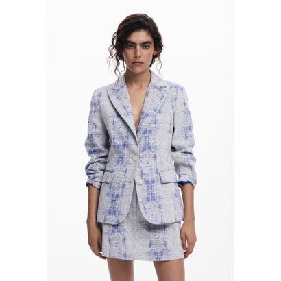 【新品未使用】Desigualデシグアル花柄　ブレザー　テーラードジャケット　M Desigual（デシグアル） セレモニースーツ スーツ 入園式 卒園式 卒業