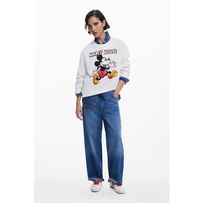 Desigual（デシグアル） ミッキーマウスのスウェット （ホワイト 