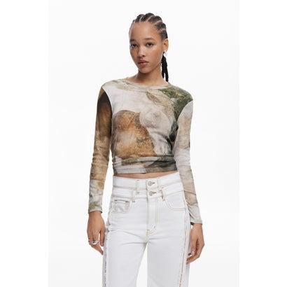 Desigual（デシグアル） Desigual TSHORSE Tシャツロングスリーブ 
