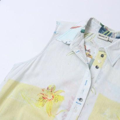 デシグアル Desigual ポストカードシャツワンピース （ブルー）_12