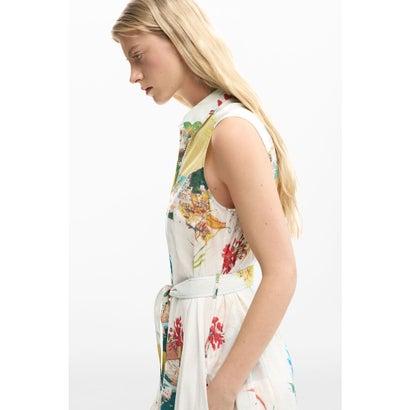 デシグアル Desigual ポストカードシャツワンピース （ブルー）_2