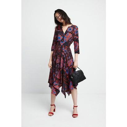 デシグアル Desigual ワンピース3 4袖 Hudson オレンジ ブランド公式 Locomall ロコモール 通販 Paypayモール