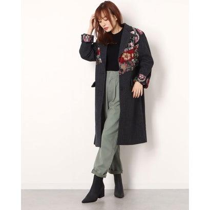 Desigual デシグアル 花柄パッチワークのレディースルーズファブリック 