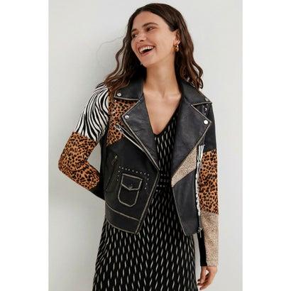 Desigual（デシグアル） アニマルプリント バイカージャケット