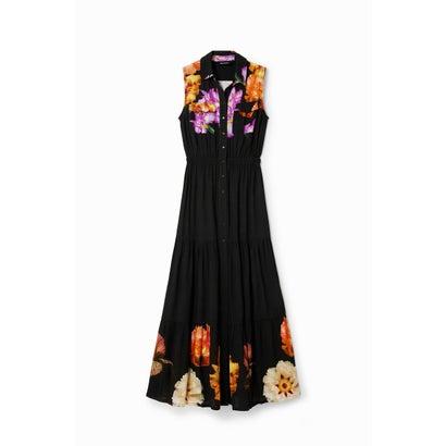 デシグアル Desigual M. Christian Lacroix 花柄 ロングシャツ 