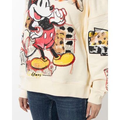 デシグアル Desigual PATCHES MICKEY スウェットロングスリーブ （ホワイト）｜locondo-shopping｜07