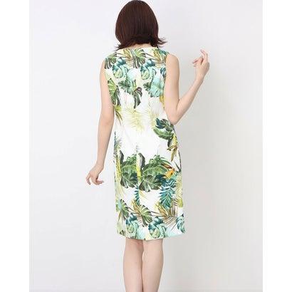 爆買い低価 ディノス Locomall ロコモール 通販 Paypayモール Dinos イタリア素材リーフ柄プリントワンピース ホワイトxグリーンケイ ブランド公式 通販再入荷 Vanderschooten Com