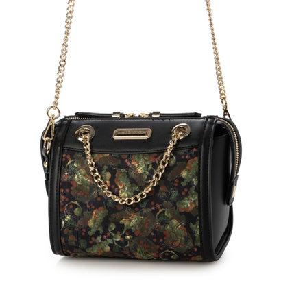 DIANA（ダイアナ） ≪絵画シリーズ≫チェーンハンドルBAG （黒メッシュ