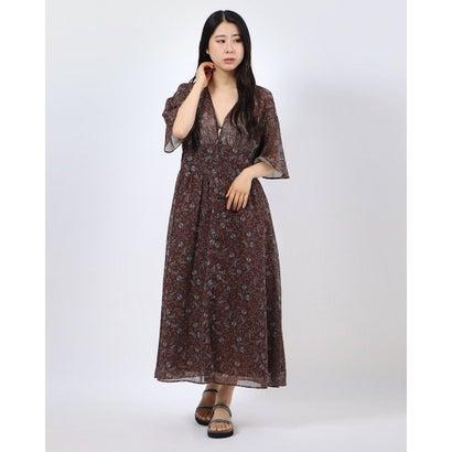 ドゥアルシーヴ Doux Archives ペイズリープリントワンピース ブラウン ブランド公式 Locomall ロコモール 通販 Paypayモール