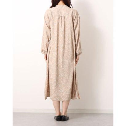 ドゥ アルシーヴ DOUX ARCHIVES バックサテン更紗柄シャツワンピース （BEIGE）｜locondo-shopping｜05