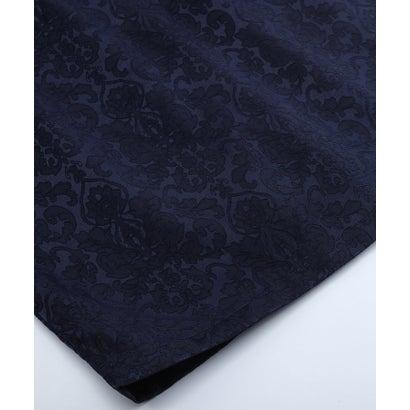 ドレスプラス DRESS+ レース七分袖×ダマスク柄ワンピースドレス結婚式ワンピース・お呼ばれパーティードレス （ブラック） | DRESS+ | 13