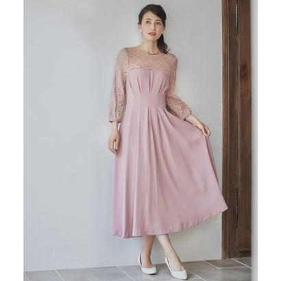 ドレスプラス Dress レース切り替えワンピースドレス パーティードレス ピンク Dr90ew ブランド公式 Locomall ロコモール 通販 Yahoo ショッピング
