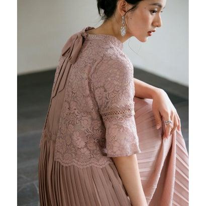 ドレスプラス Dress ワンピース ドレス レース プリーツ パーティードレス 結婚式 ピンクベージュ Dr90ew ブランド公式 Locomall ロコモール 通販 Yahoo ショッピング