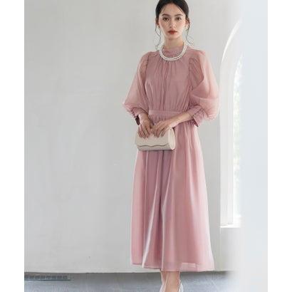 ドレスプラス Dress ワンピース オーガンジー 結婚式 フォーマル パーティードレス ピンク Dr90ew ブランド公式 Locomall ロコモール 通販 Yahoo ショッピング
