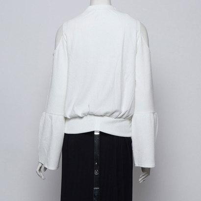 イーハイフンワールドギャラリー E Hyphen World Gallery Outlet オフショルフリルスリーブプルオーバー オフホワイト ブランド公式 Locomall ロコモール 通販 Paypayモール