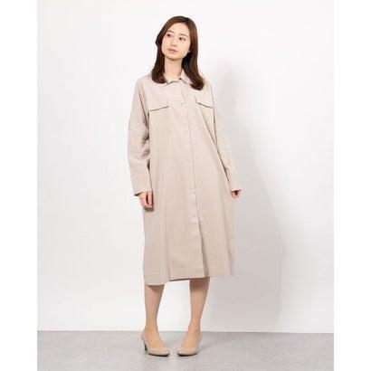 イーハイフンワールドギャラリーアウトレット E Hyphen World Gallery Outlet ミリタリーシャツワンピース Beige ブランド公式 Locomall ロコモール 通販 Paypayモール