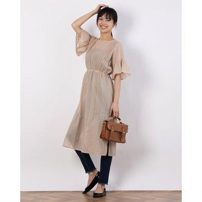 イーハイフンワールドギャラリーアウトレット E Hyphen World Gallery Outlet カラミレースmixワンピース Beige ブランド公式 Locomall ロコモール 通販 Paypayモール