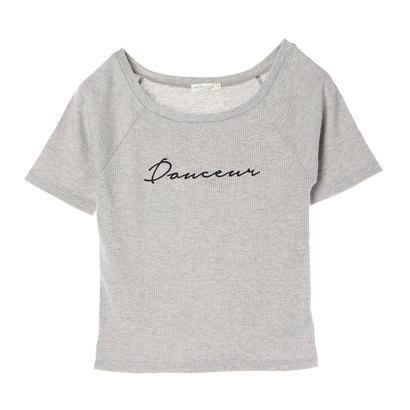 アースミュージックアンドエコロジー Earth Musicecology ロゴ刺繍テレコプルオーバー Light Gray Mixture アースミュージックアンドエコロジー Earth Musicecology ロゴ刺繍テレコプルオーバー Light Gray Mixture