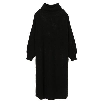 アースミュージックアンドエコロジー Earth Music Ecology タートルネック畦ニットワンピース Black ブランド公式 Locomall ロコモール 通販 Paypayモール