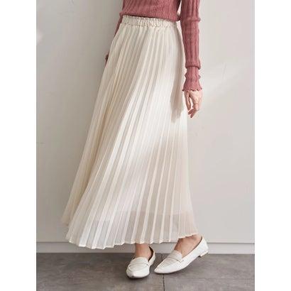 アースミュージックアンドエコロジー Earth Music Ecology シフォンプリーツスカート Ivory ブランド公式 Locomall ロコモール 通販 Paypayモール