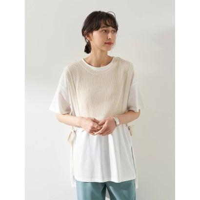 アースミュージックアンドエコロジー Earth Music Ecology Set2点 ショートニットベスト スクエアヘムチュニック Ivory ブランド公式 Locomall ロコモール 通販 Paypayモール