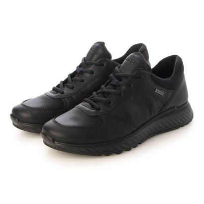 【新品未使用】ecco エキソストライド スニーカー ブラック 23cm ecco（エコー） メンズ アウトドアスニーカー エクソストライド