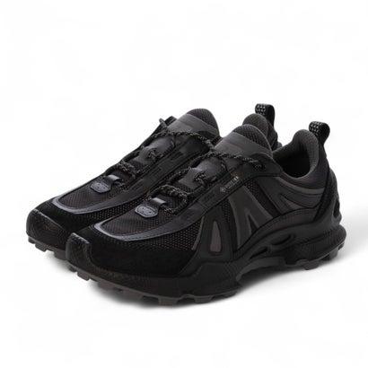 エコー ECCO 軽量素材 防水 ハイテク BIOM C-TRAIL 全天候 機能性スニーカー アウトドア 上質ヌバックレザー （BLACK / BL
