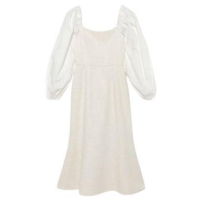 eimy istoire コットンレース ベルト ワンピース パフスリーブドレス ♡eimyistoire♡ コットンレースベルトワンピース - メルカリ