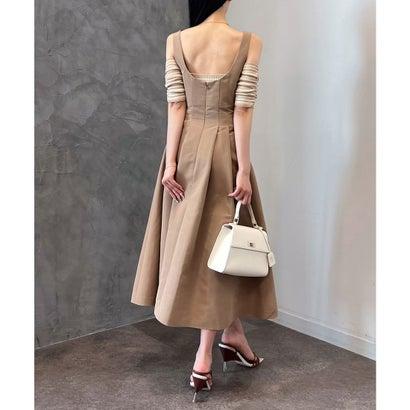 エイミーイストワール　24SS 新品　ニットビスチェコンビフレアワンピース　M エイミーイストワール 24SS 新品 ニットビスチェコンビフレア