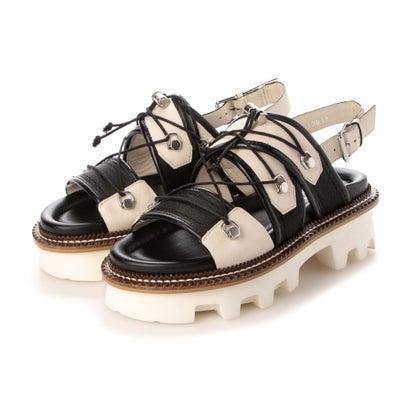 人気が高い エルビオ ザノン Elvio Zanon Elvio Zanon ボリュームソールレザーサンダル ホワイト 代引不可 Www Skylanceronline Com