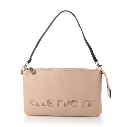 ELLE SPORT スリムショルダー クラッチ ハンドバッグ 3WAY はっ水
