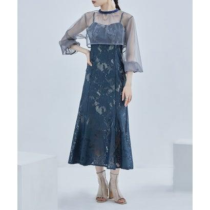 エトル etoll. 3wayシフォンボレロ&レースキャミドレス （アビス  