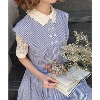 フィント F I N T スクエアケープマリンワンピース Navy Wh ブランド公式 Locomall ロコモール 通販 Paypayモール