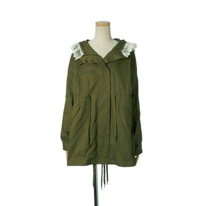 フィント F i.n.t レース使いモッズコート （KHAKI）｜locondo-shopping｜11