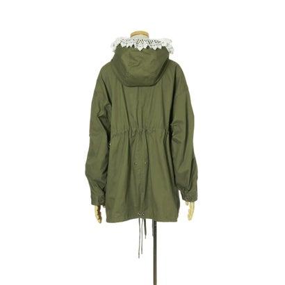 フィント F i.n.t レース使いモッズコート （KHAKI）｜locondo-shopping｜12