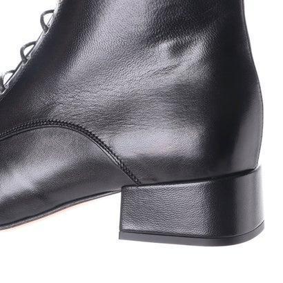 ●ファビオルスコーニ Fabio Rusconi レースアップショートブーツ (ブラック)|locondo-shopping|06