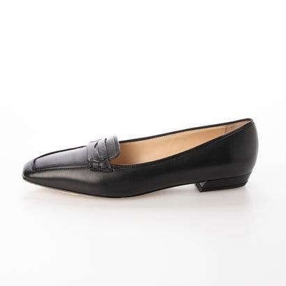 38 割引最新コレックション ファビオルスコーニ Fabio Rusconi スクエアトウローヒールローファー ブラック シューズ レディースファッション ファッション Www Digiinnovationsrl Com