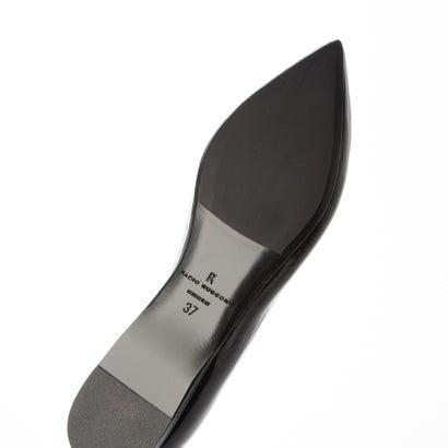 FABIO RUSCONI エナメル ブラック ポインテッドトゥ ミュール 50％OFF】FABIO RUSCONI（ファビオ・ルスコーニ） ポインテッドトゥ