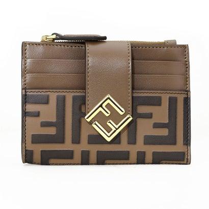 フェンディ FENDI カードケース FFダイヤモンド ジップカードケース 8M0507 ADYM F13VK BROWN （ブラウン）