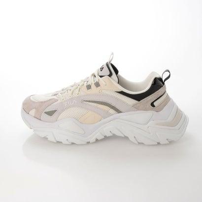 フィラ FILA INTERATION LIGHT イントレーション ライト ダッド スニーカー 厚底 脚長効果 UFW22043 （ホワイト×グリー｜locondo-shopping｜02