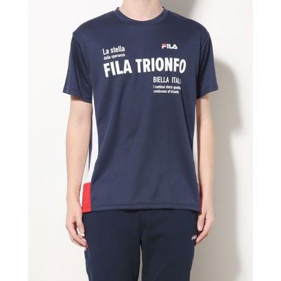 フィラ FILA メンズ 半袖機能Tシャツ 冷感メッシュTシャツ FL-9A10033TS （ネイビー）｜locondo-shopping｜04