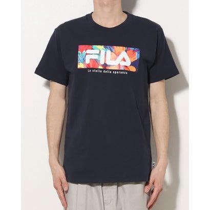 フィラ FILA メンズ 半袖Tシャツ コットンBOXロゴTシャツ FL-9C11103TS （NV）｜locondo-shopping｜04