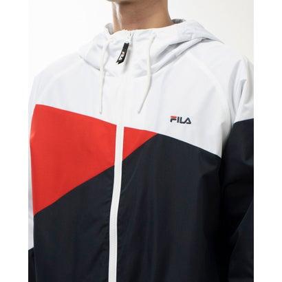 フィラ FILA メンズ ウインドジャケット 撥水裏トリコットウィンドジャケット FL-9A16003WJ （ホワイトXネイビー）｜locondo-shopping｜06