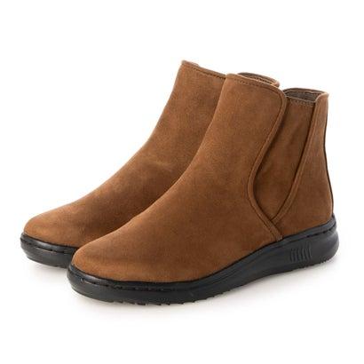 fitfit 撥水やわらかショートブーツLITE （キャメル