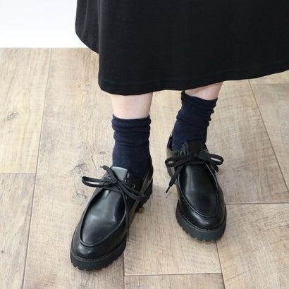 Fin（フィン） 厚底チロリアンシューズ【低反発スポンジ入り