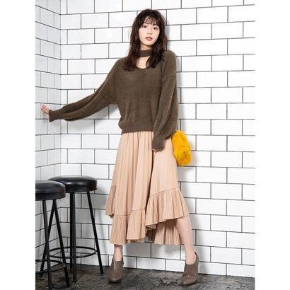 フィフス Fifth プリーツイレギュラースカート ベージュ ブランド公式 Locomall ロコモール 通販 Paypayモール